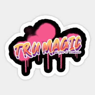 Tru Graffiti Tee Sticker